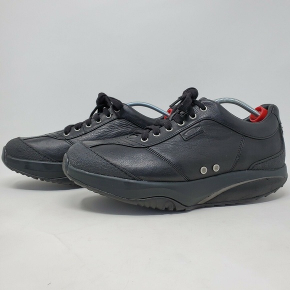 MBT Leather Tembea Mens Walking Lace up Shoes - Picture 2 of 8